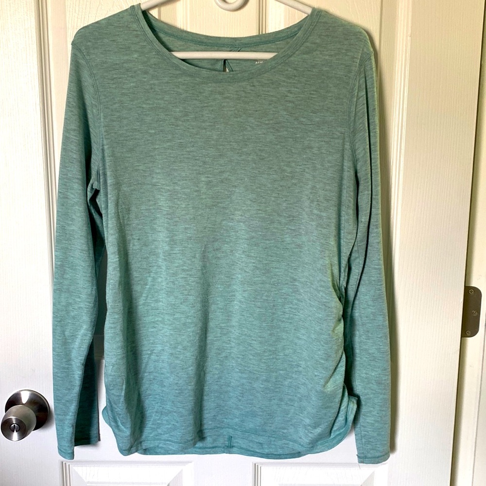 Large Light Blue Attletic Works Long Sleeve Shirt